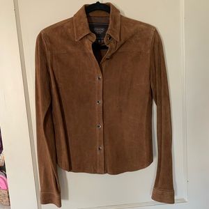 Coach Leather (suede) Women’s Top - Size 6